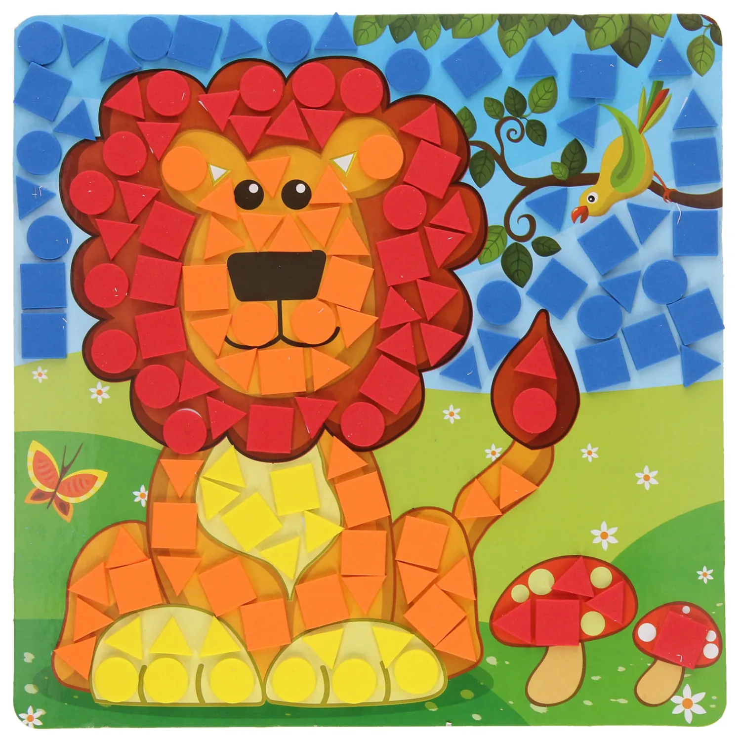 Mozaiek Knutselen Dierentuindieren- Online