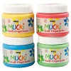 Creativ Company Muck Vingerverf Blauw/Groen/Rood/Geel, 4x150ml Clearance