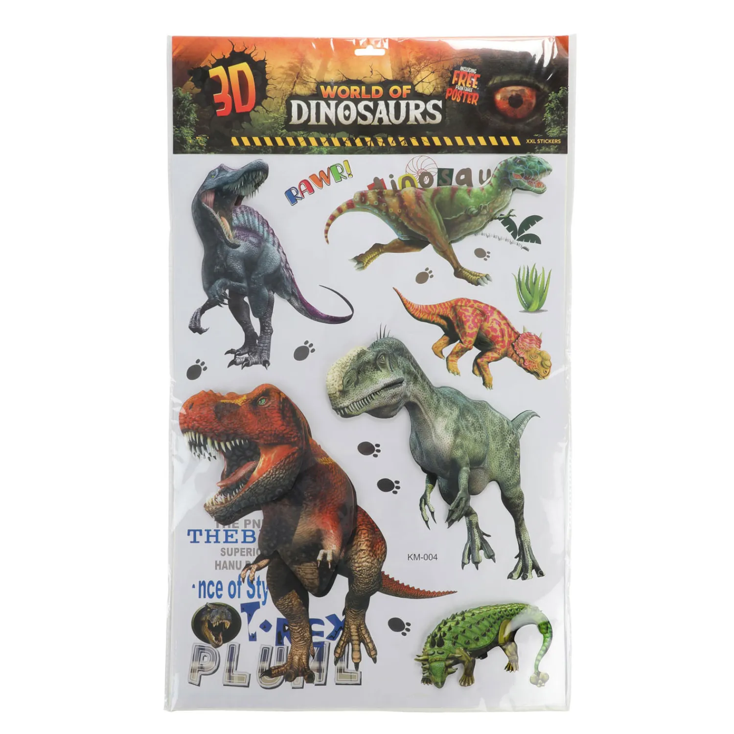 Muurdeco Stickers Dinosaurus-Toi-Toys Clearance