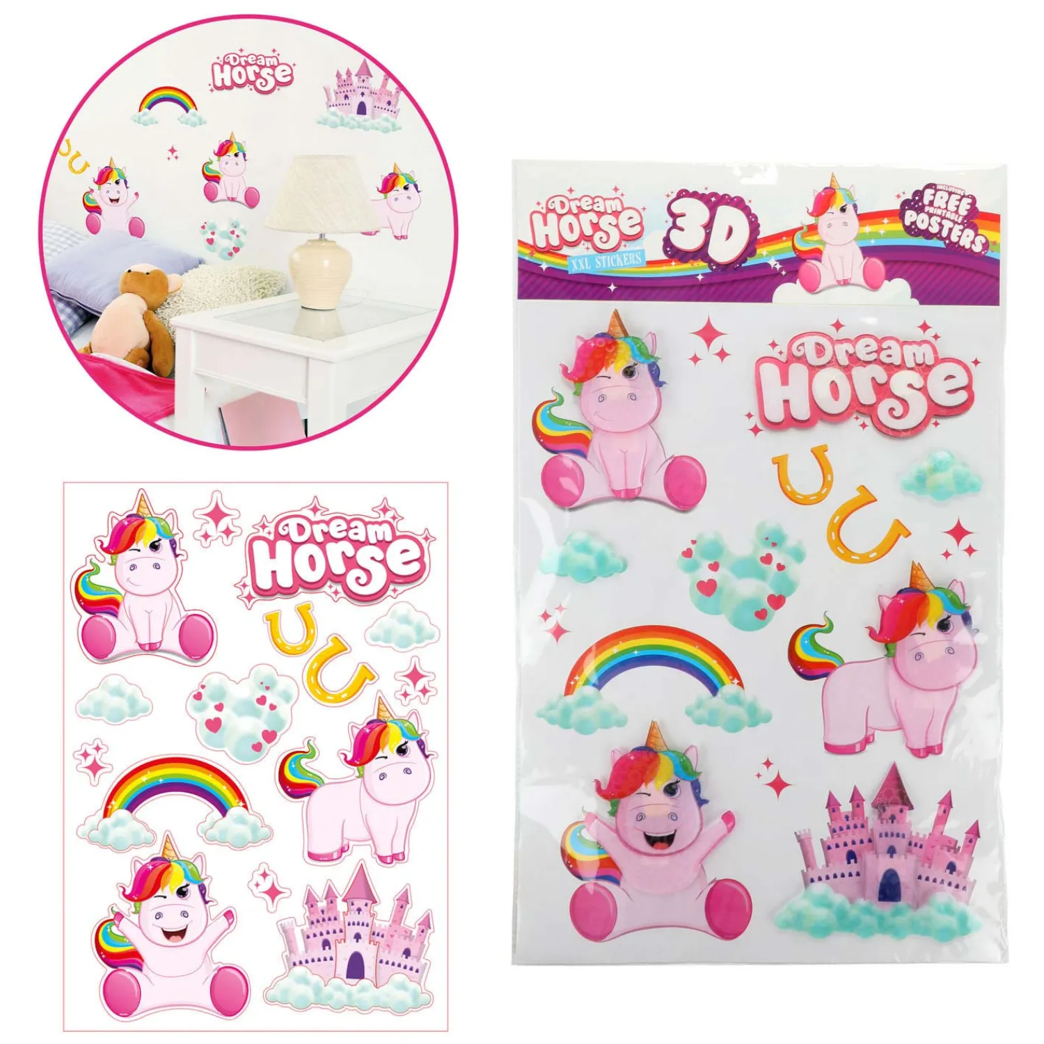 Toi-Toys Muurdeco Stickers Eenhoorn Sale