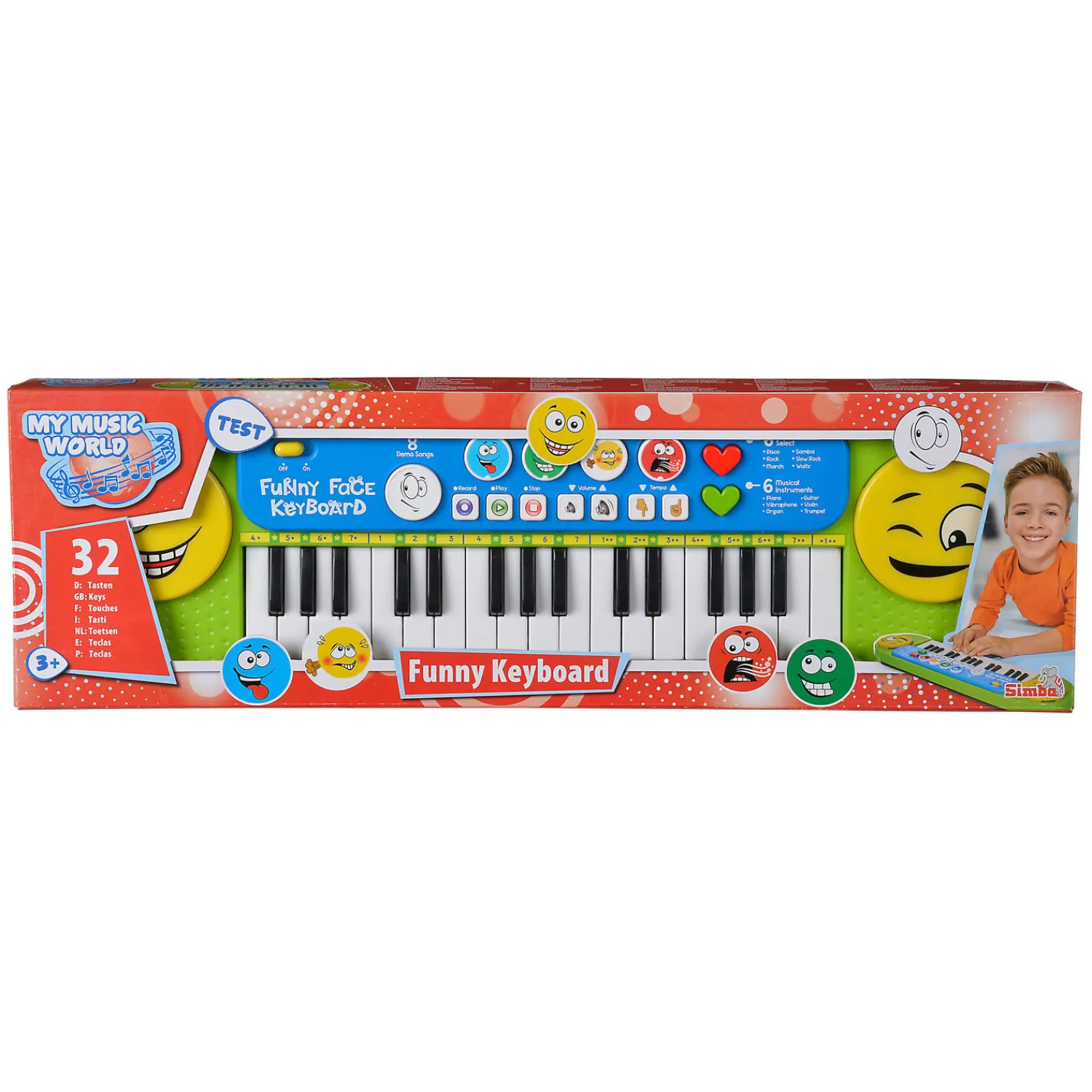 Simba My Music World Smiley Keyboard Sale