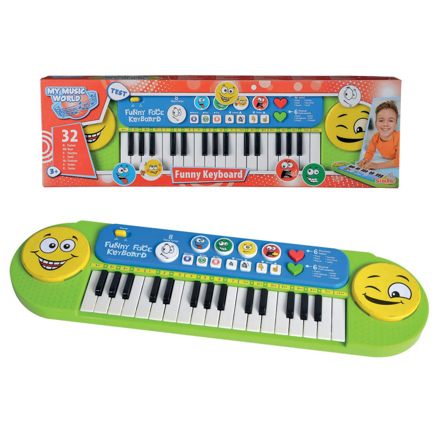 Simba My Music World Smiley Keyboard Sale