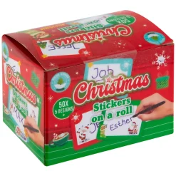 Naamstickers Kerst, 50st.-Grafix Online