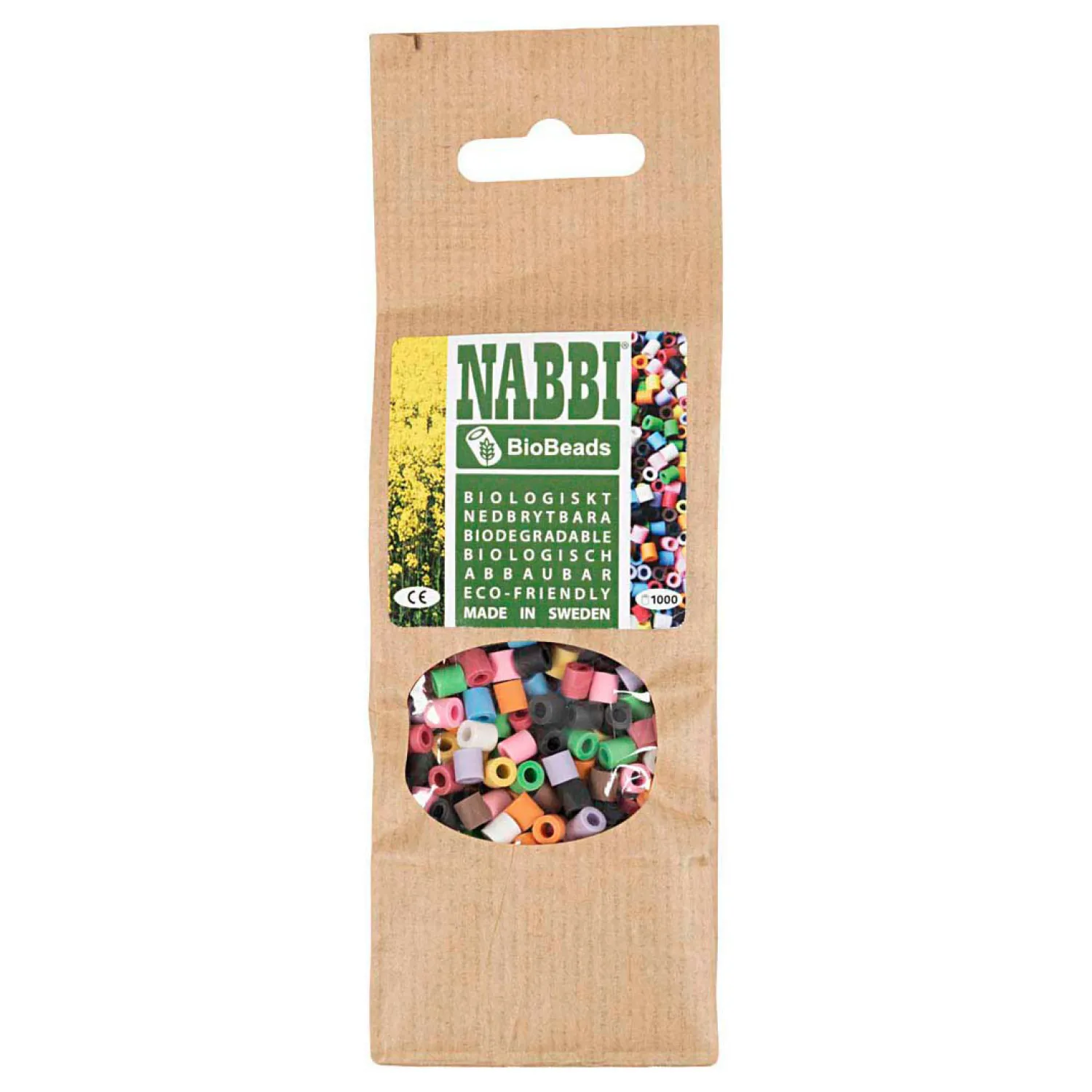 Creativ Company NABBI BioBeads 5x5mm Diverse Kleuren - 1000st. Clearance