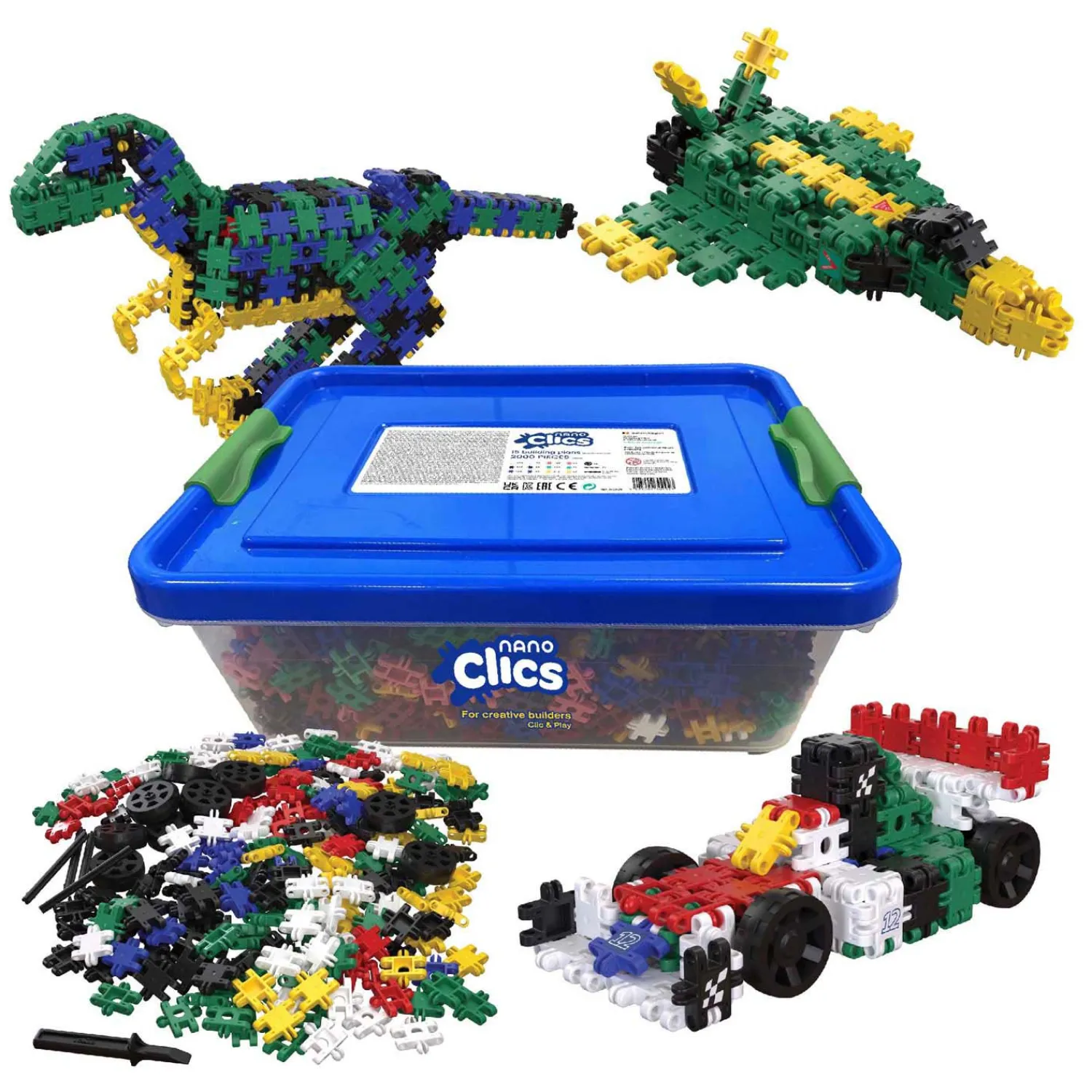 Nano - Creative Builders Bouwset - 2000dlg.>Clics Outlet