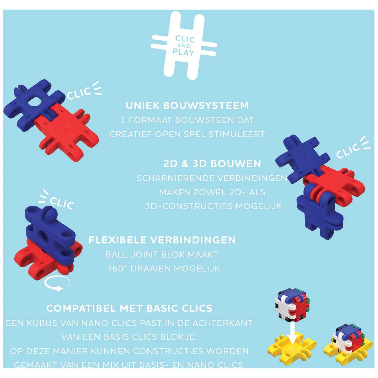 Nano - Creative Builders Bouwset - 2000dlg.>Clics Outlet