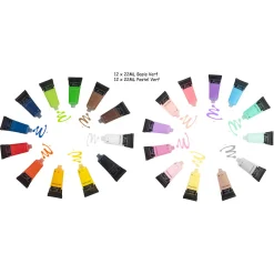 Nassau Acrylverf Basis en Pastelkleuren, 24x22ml><noscript><img width=