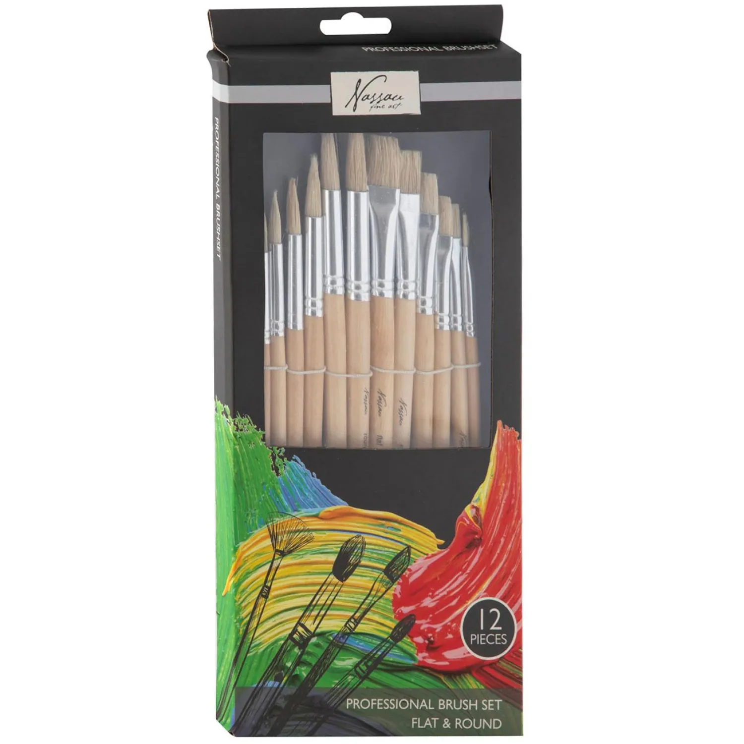 Nassau Fine Art Nassau Kwastenset, 12dlg. Discount