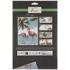Nassau Schilderen op Nummer Flamingo - incl. 9 Verfpotjes en Penseel-Nassau Fine Art Clearance