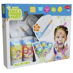 Boti Natural Face & Finger Paint Tube - Multi Kleuren, 5x65ml Best