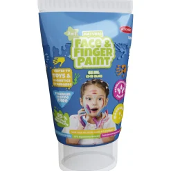 Natural Face & Fingerpaint Tube - Blauw, 65ml-Boti Clearance