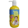 Boti Natural Face & Fingerpaint Fles met Pompje - Geel, 1L