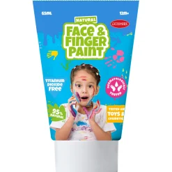 Boti Natural Face & Fingerpaint Tube - Blauw en Roze, 2x65ml Outlet