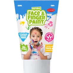 Natural Face & Fingerpaint Tube - Zwart en Wit, 2x65ml>Boti New