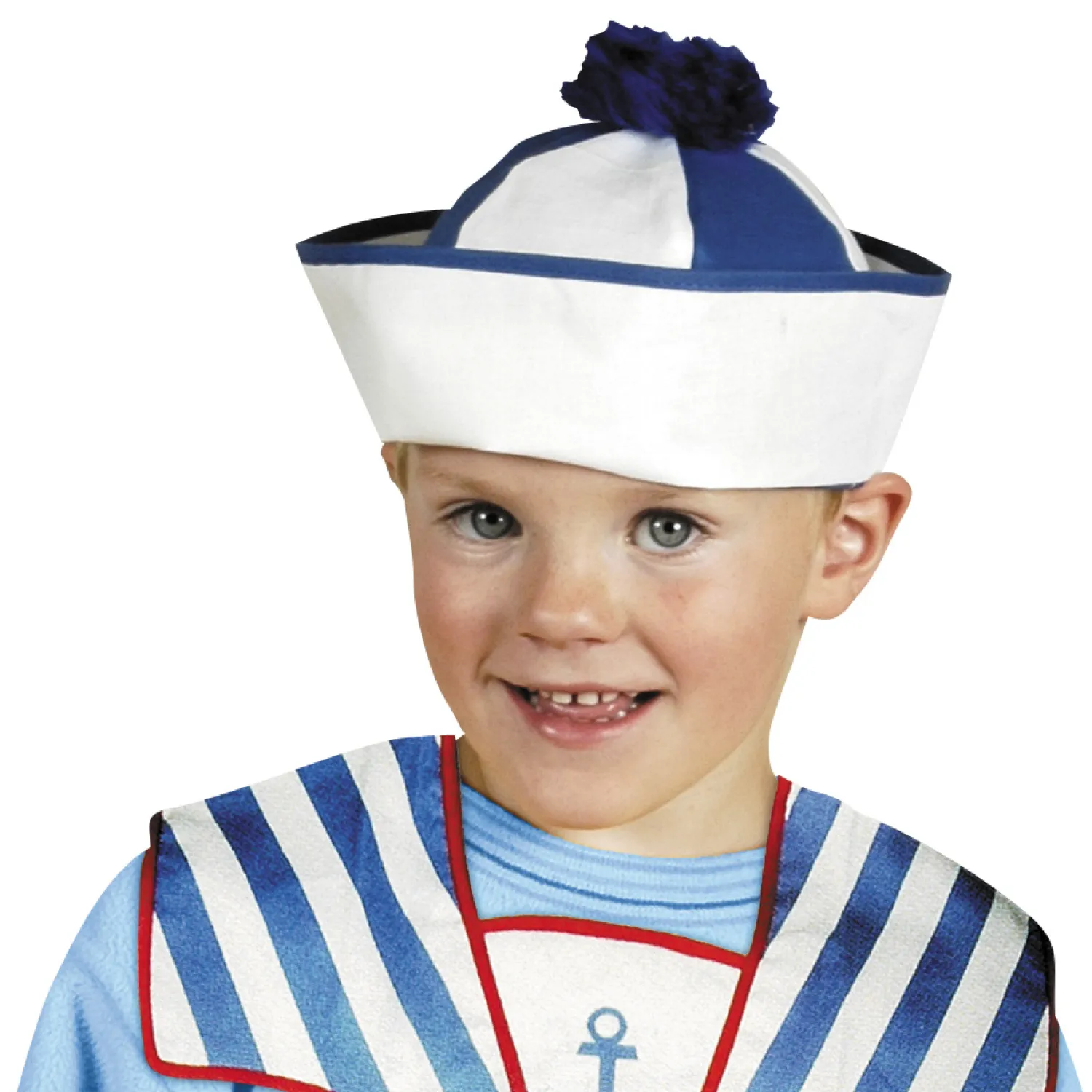 Navycap Blauw/Wit, Mt 56-58-Boland Clearance