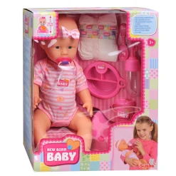 Drink- en Plaspop, 8dlg.-New Born Baby Hot