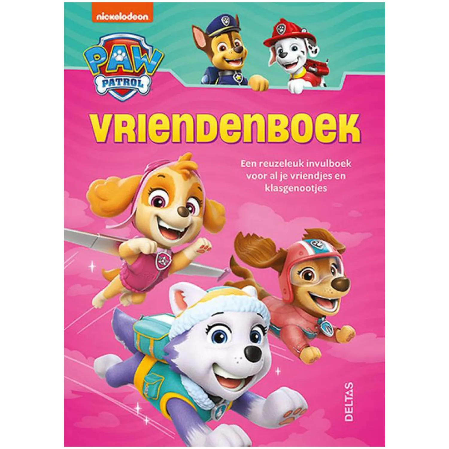 Nickelodeon PAW Patrol vriendenboek Roze>Deltas Outlet