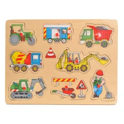 Noppenpuzzel Werk in Uitvoering-Playwood New