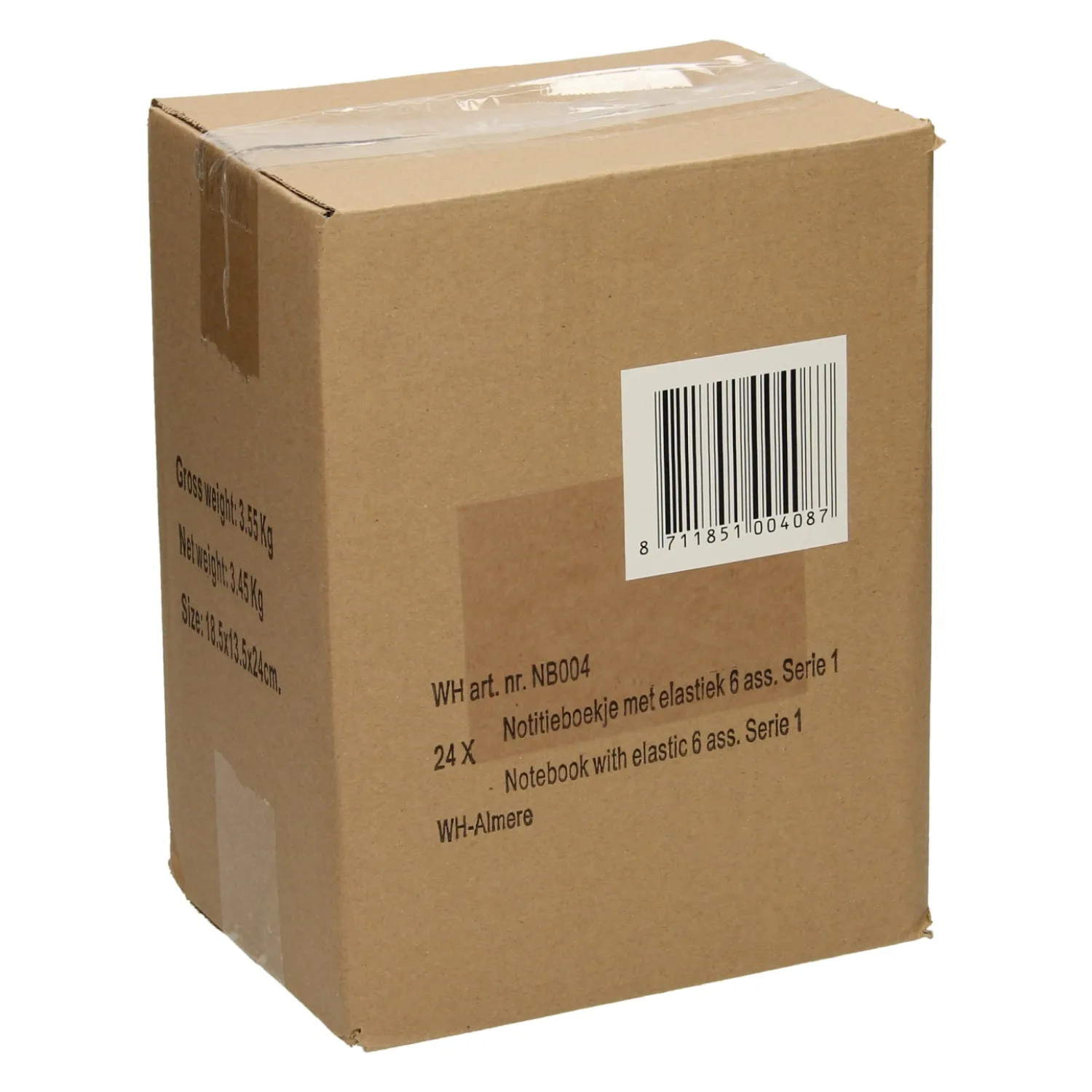 Wins Holland Notitieboekjes 6 Designs - Set van 24st. Clearance