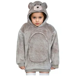 Knuffel Hoodie Small Trui Beer, 3-6 Jaar-Noxxiez Clearance