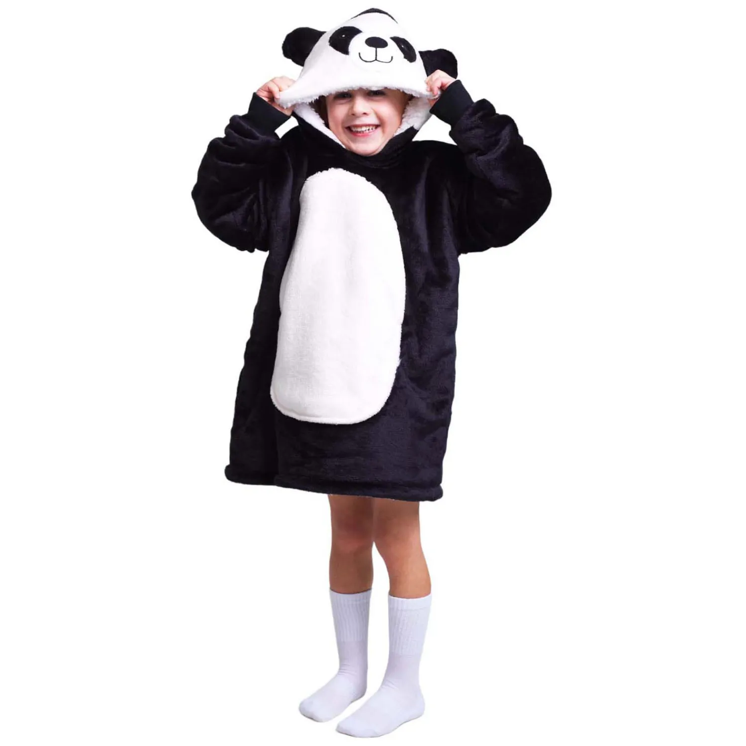 Noxxiez Knuffel Hoodie Small Trui Panda, 3-6 jaar Sale