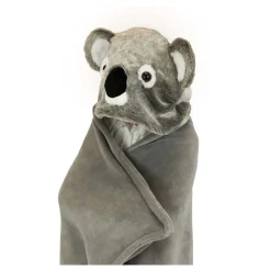 Knuffeldeken met Capuchon Koala, 130x100cm-Noxxiez New