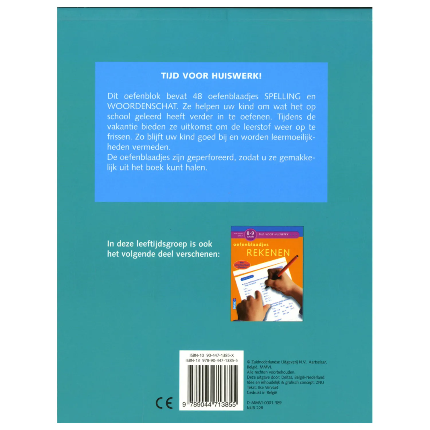 Deltas Oefenblaadjes Spelling En Woordenschat (8-9 J.)