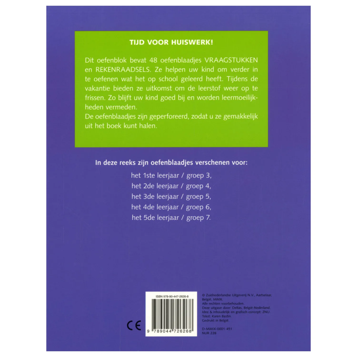 Oefenblaadjes Vraagstukken Rekenraadsels (8-9 J.)>Deltas New