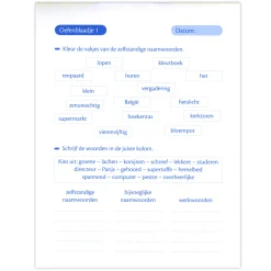 Deltas Oefenblaadjes  Woordleer Zinsontleding (10-11j) Clearance