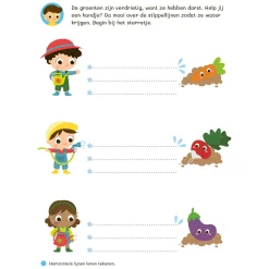 Deltas Oefenboek Afwasbaar Papier Eerste Schrijfspelletjes (4-5 j.) Hot