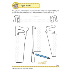 Oefenboek met Stickers - Eerste Schrijfspelletjes (5-6 jaar)-Deltas New