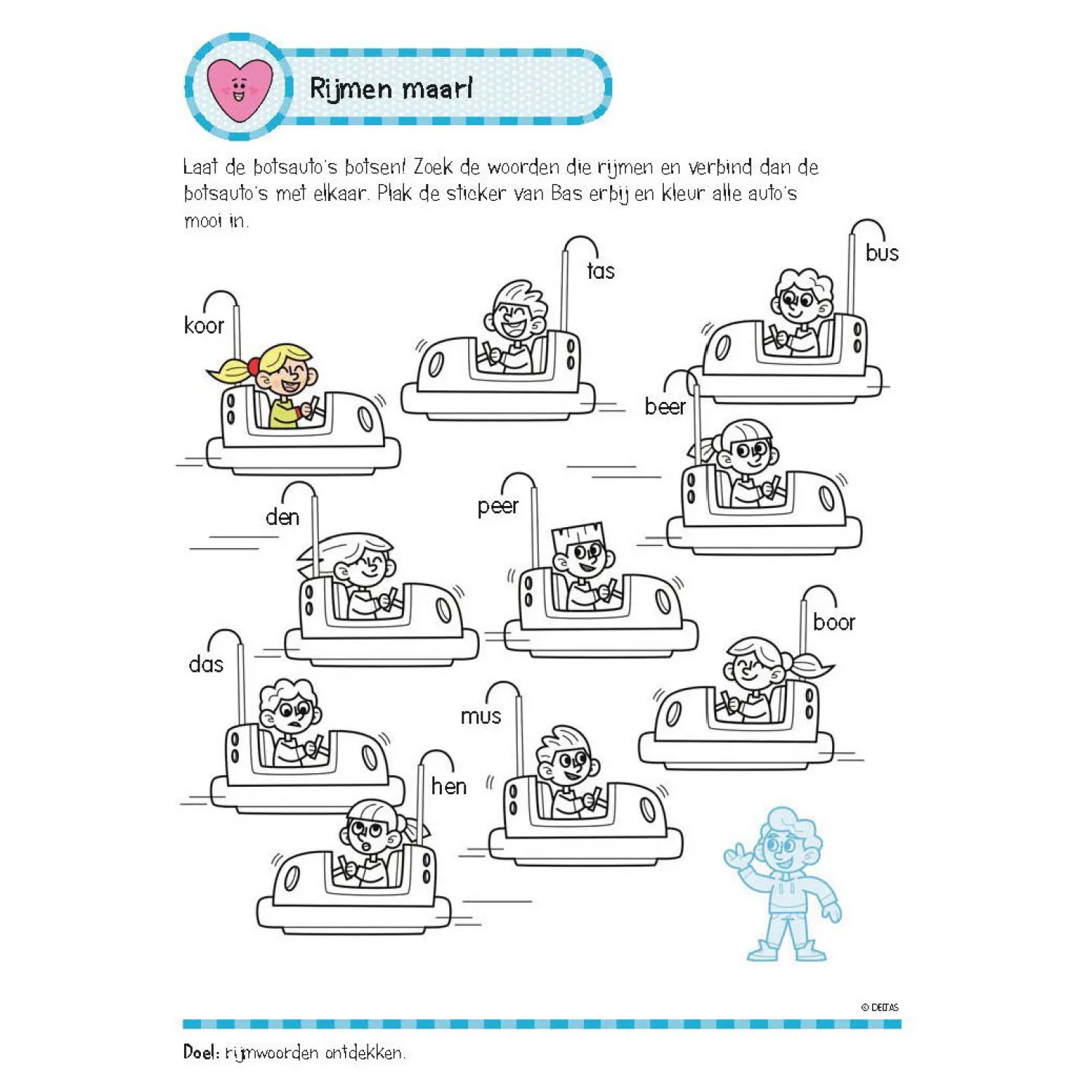 Oefenboek met Stickers - Leuke Leesoefeningen (6-7 jaar)-Deltas Hot