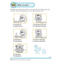 Oefenboek met Stickers - Leuke Leesoefeningen (6-7 jaar)-Deltas Hot