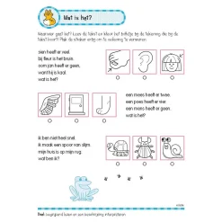 Oefenboek met Stickers - Leuke Leesoefeningen (6-7 jaar)-Deltas Hot