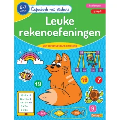 Deltas Oefenboek met Stickers - Leuke Rekenoefeningen (6-7 jaar) Best