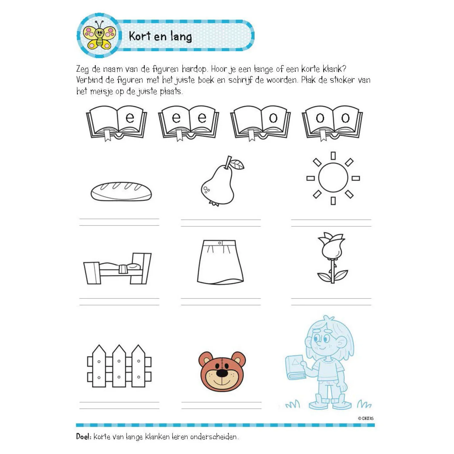 Oefenboek met Stickers - Leuke Schrijfoefeningen (6-7 jaar)-Deltas Discount