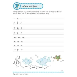 Oefenboek met Stickers - Leuke Schrijfoefeningen (6-7 jaar)-Deltas Discount