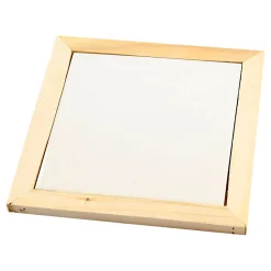 Creativ Company Onderzetter met Houten Lijst 15x15cm, 10st.
