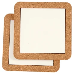 Creativ Company Onderzetter Porselein met Lijst van Kurk Discount