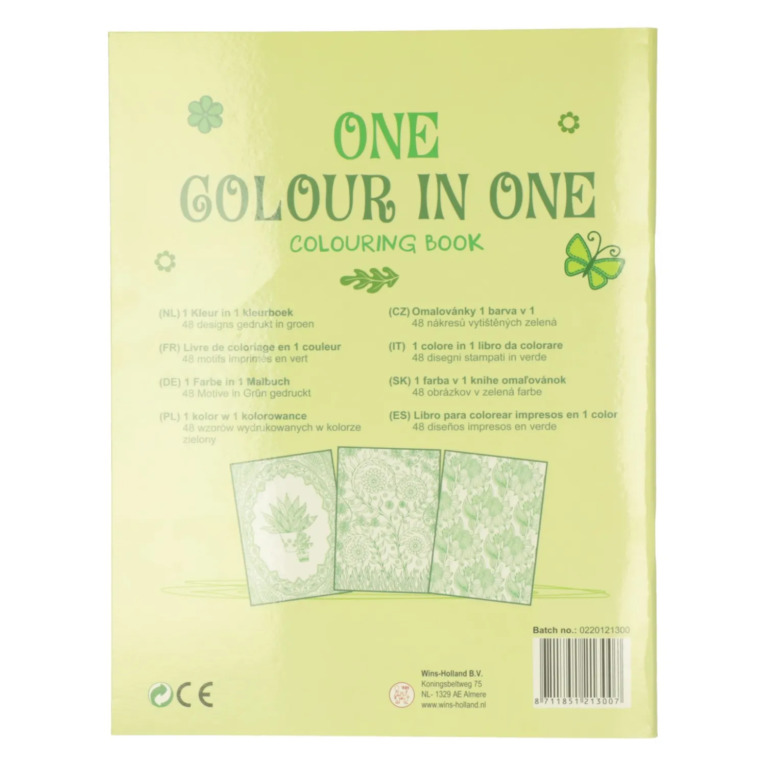 One in One Kleurboek Groen-Wins Holland Sale