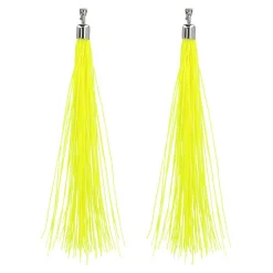 Oorbellen Festival Neon Geel, 20cm-Boland Clearance