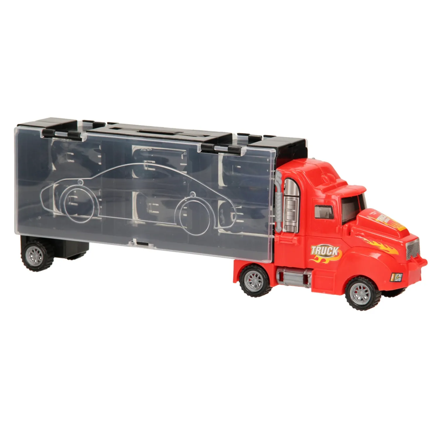 Opberg Autotransporter - Rood>