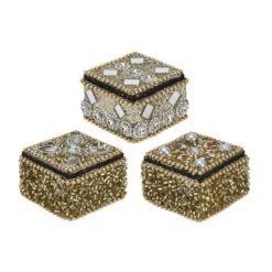 Opbergdoosje 4x3cm Goud, Set van 36 Best