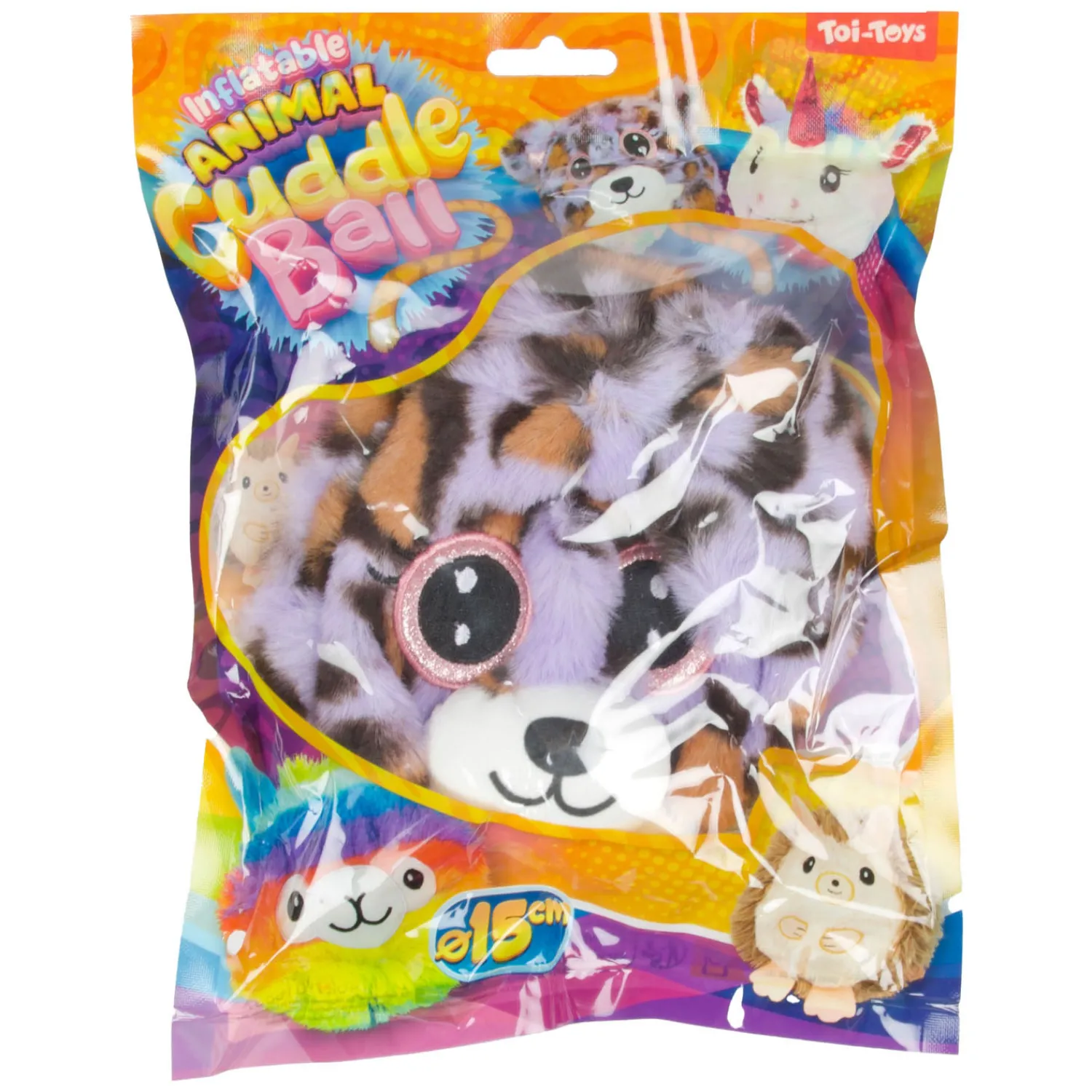 Opblaas Knuffeldier Pluche, 15cm-Toi-Toys Sale