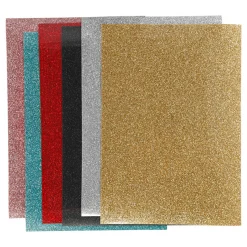 Opstrijkfolie Diverse Kleuren, 6 Vellen-Creativ Company Clearance