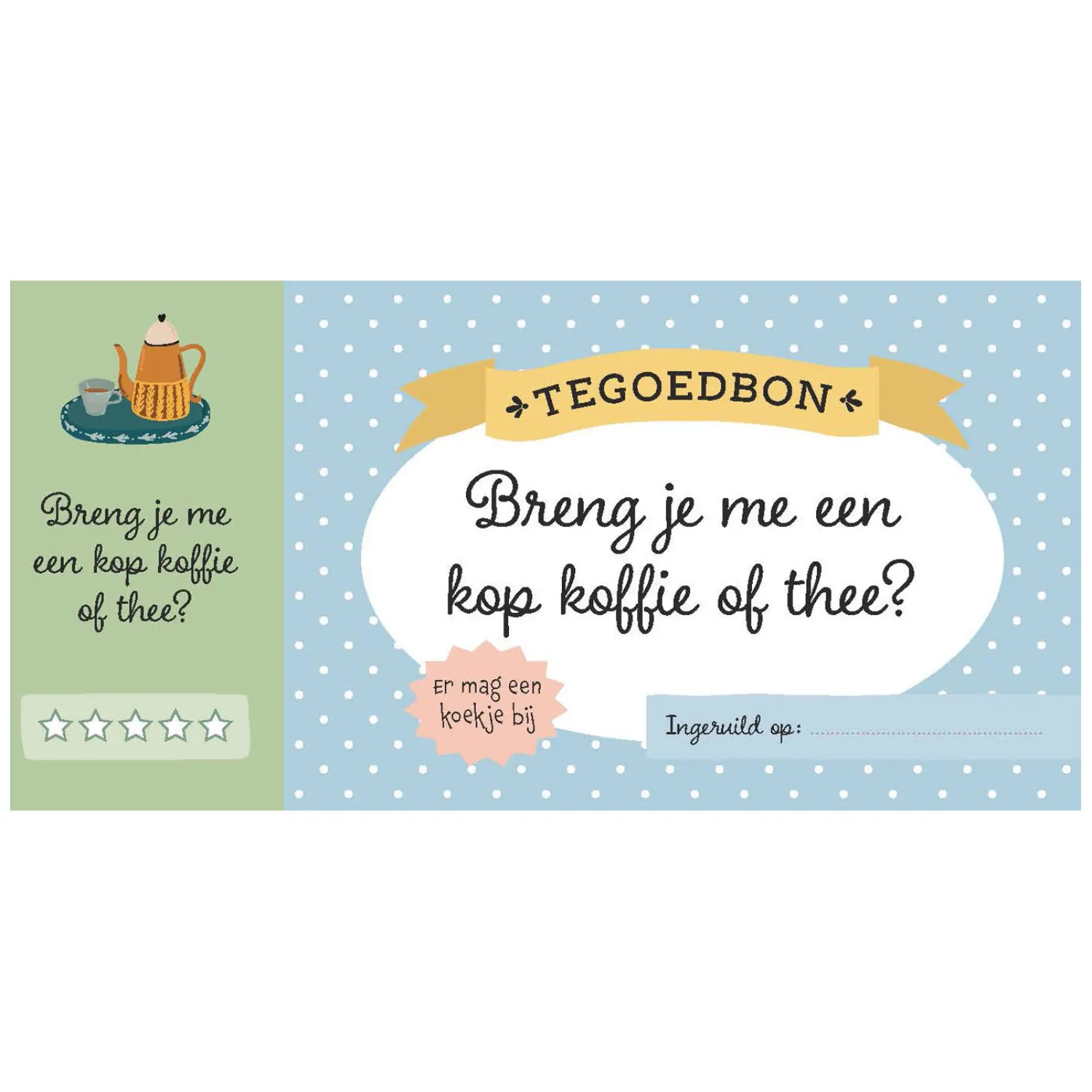 Originele Tegoedbonnen voor de liefste mama>Deltas Best