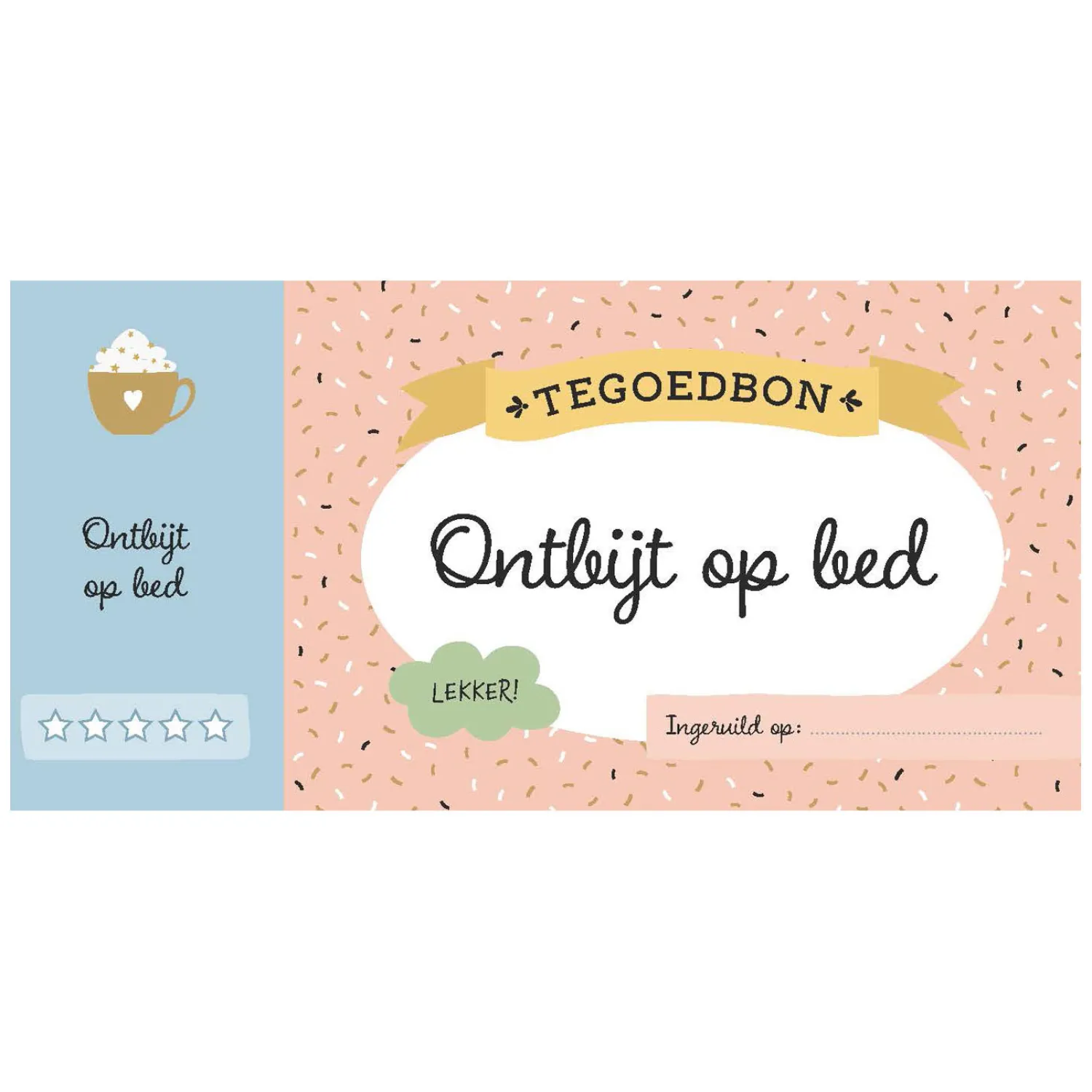 Originele Tegoedbonnen voor de liefste mama>Deltas Best