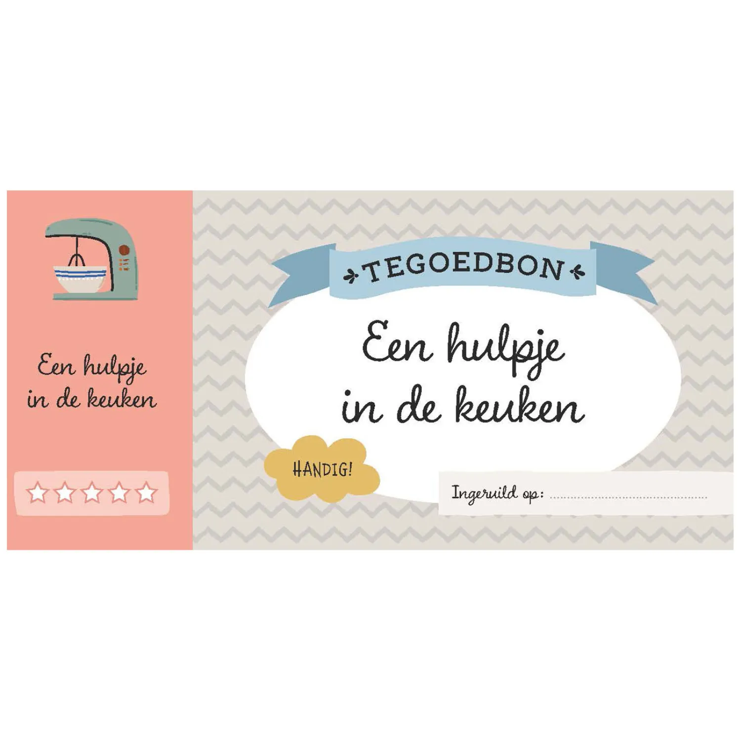 Originele Tegoedbonnen voor de liefste mama>Deltas Best