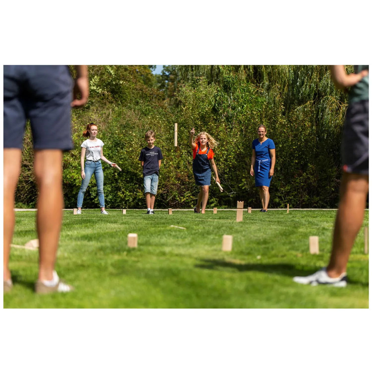 Houten Kubb Game Official-Outdoor Play Clearance