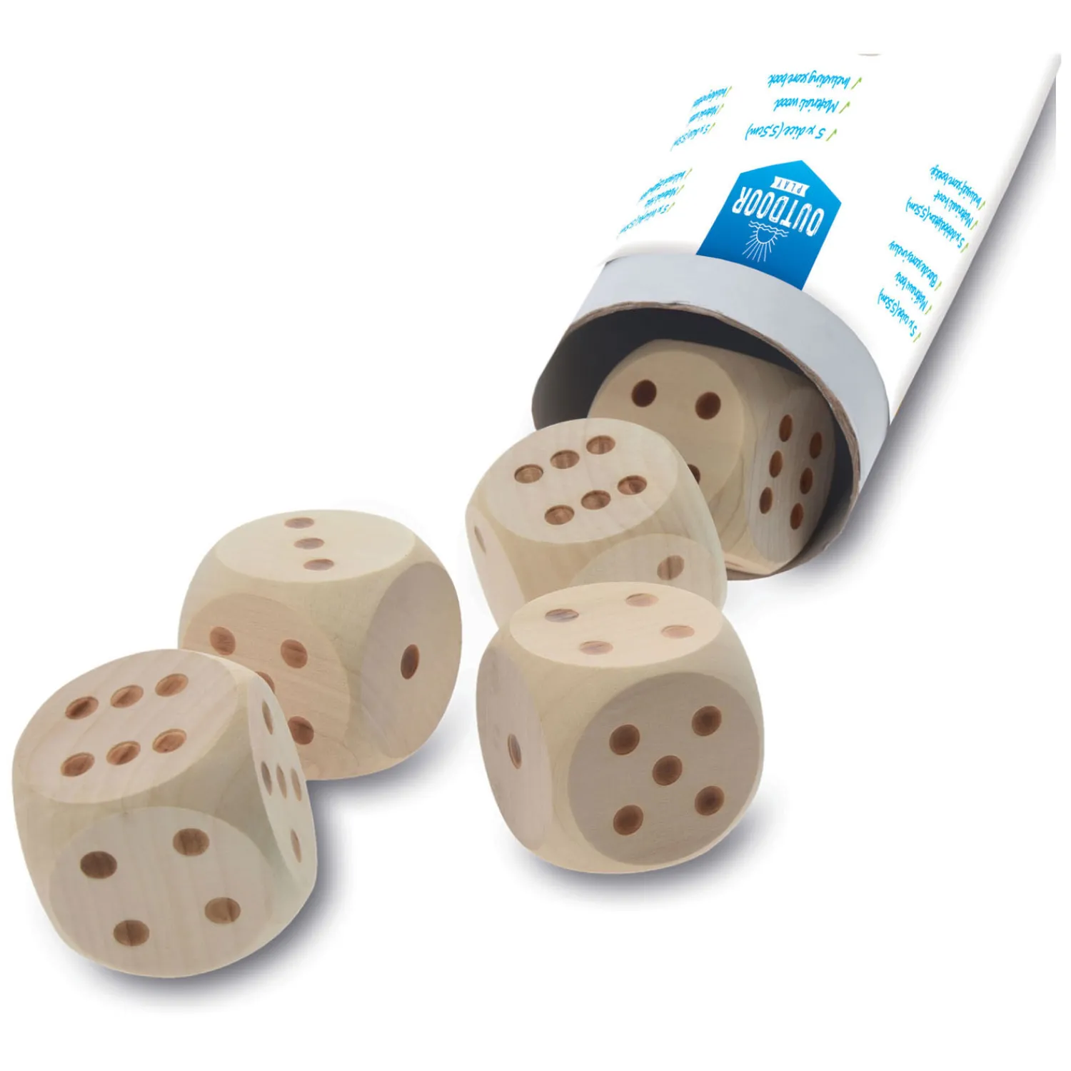 Houten Mega Dobbelstenen-Outdoor Play Clearance